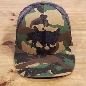 Buffalo Hat Snapback Camo Camouflage One Size Adjustable Pacific 108c